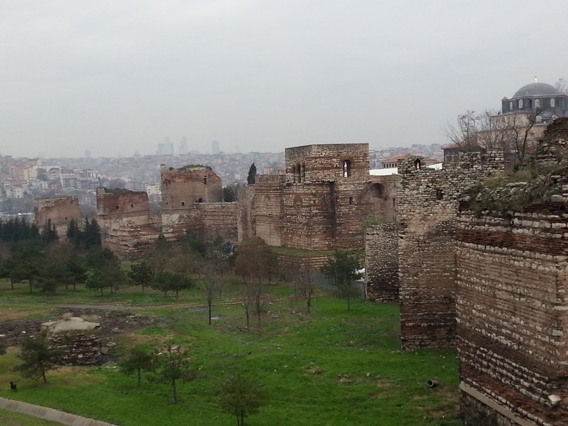 View of Istanbul City Walls