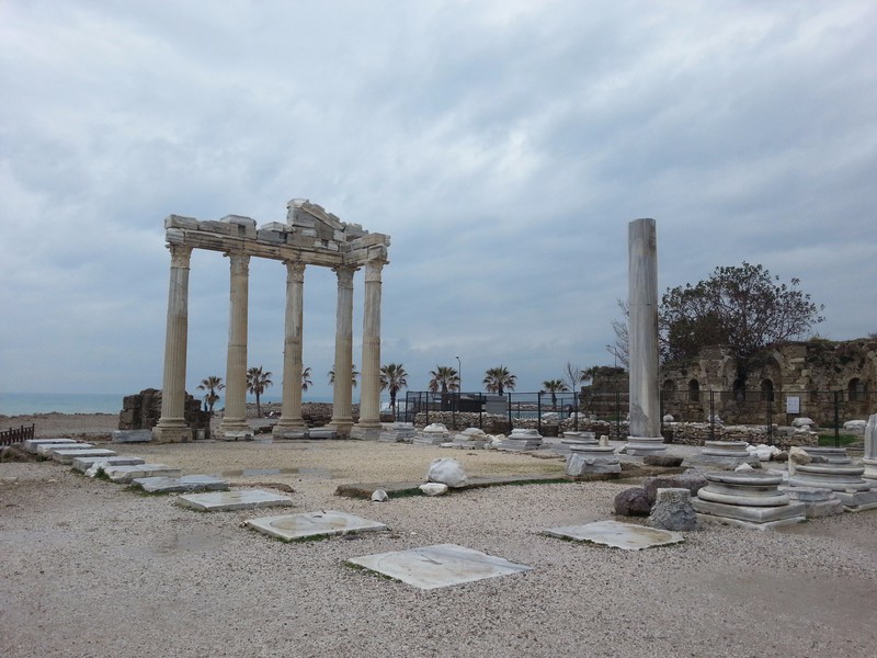 First View of Apollo's Temple