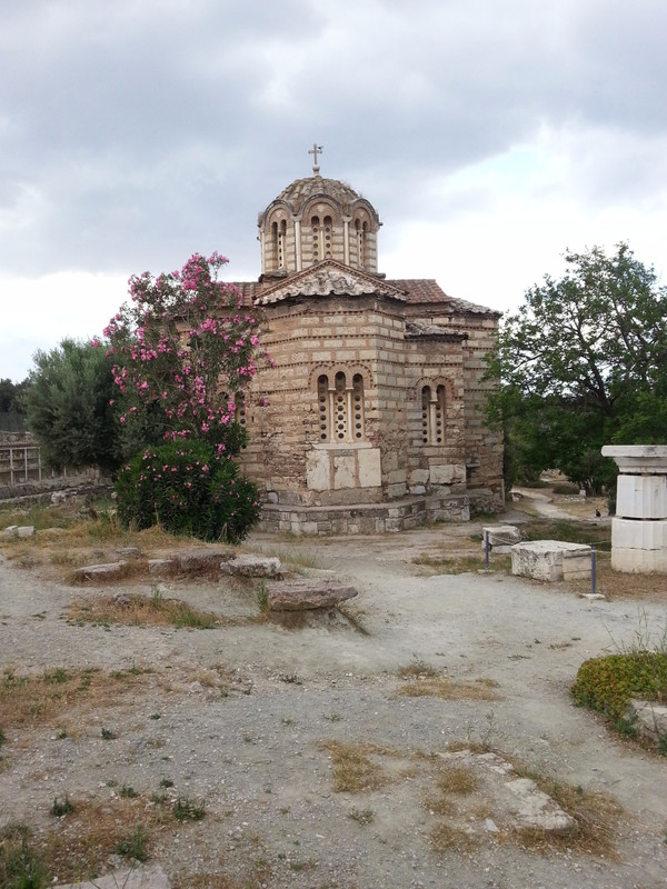 Rear of the church in the Ancient Agora