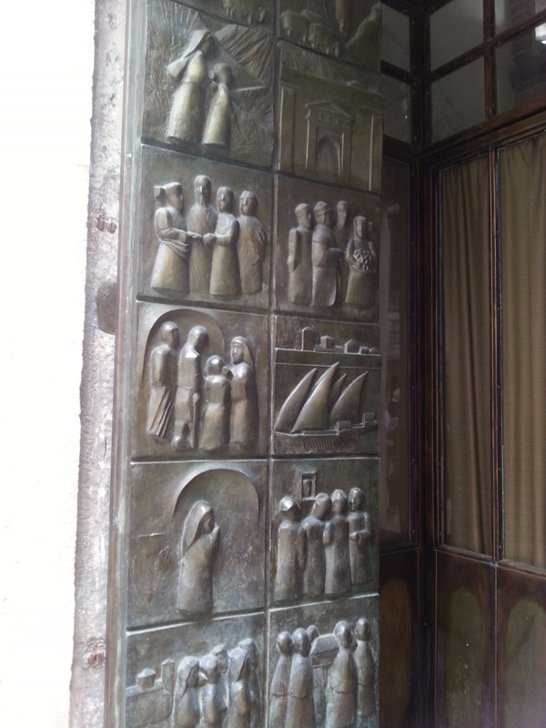 Brass door of St Mary's
