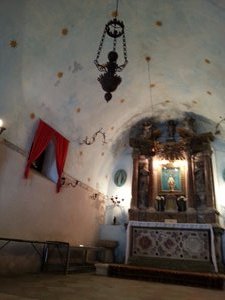Inside the fortress church