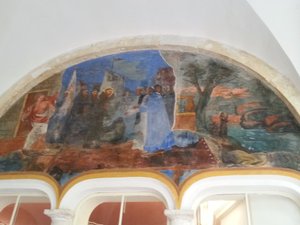 Wall in the Franciscan Monastery 