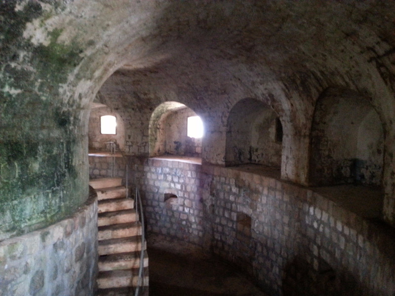 Inside the fort