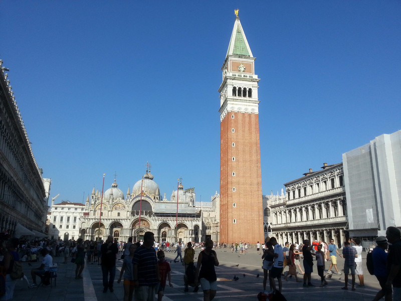 First view of St Mark's Square