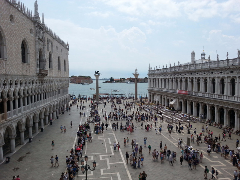 View across the front of Doge's Palace