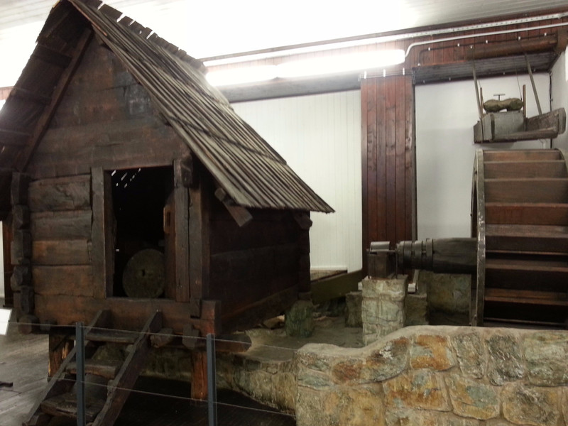 Mock up of a water mill