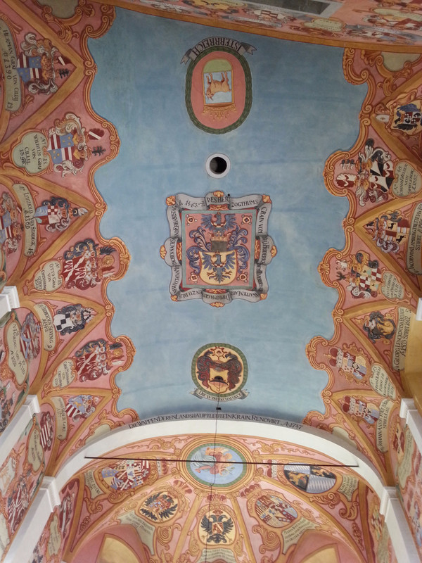 Ceiling in the Chapel
