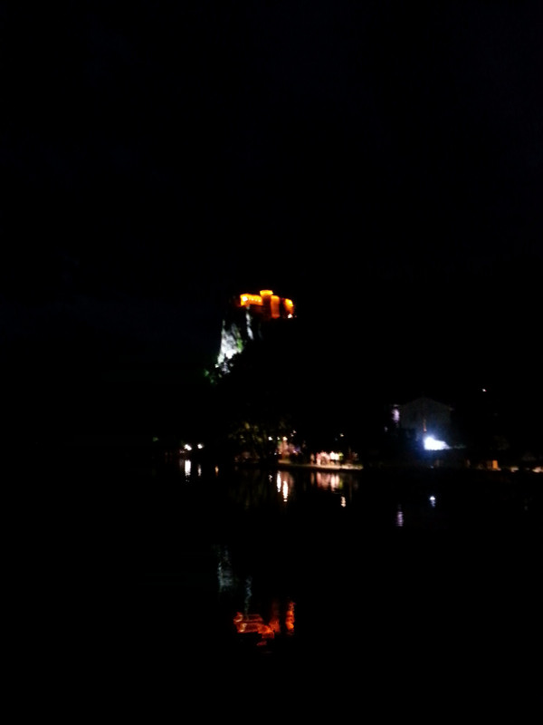 The Castle at night....sorry the best we could take