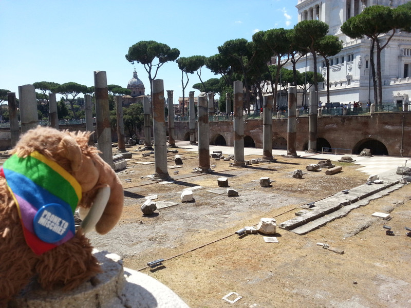 Checking out Augustus's Forum