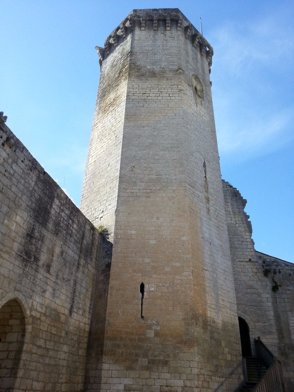 Tower at Bourdeilles Chateau