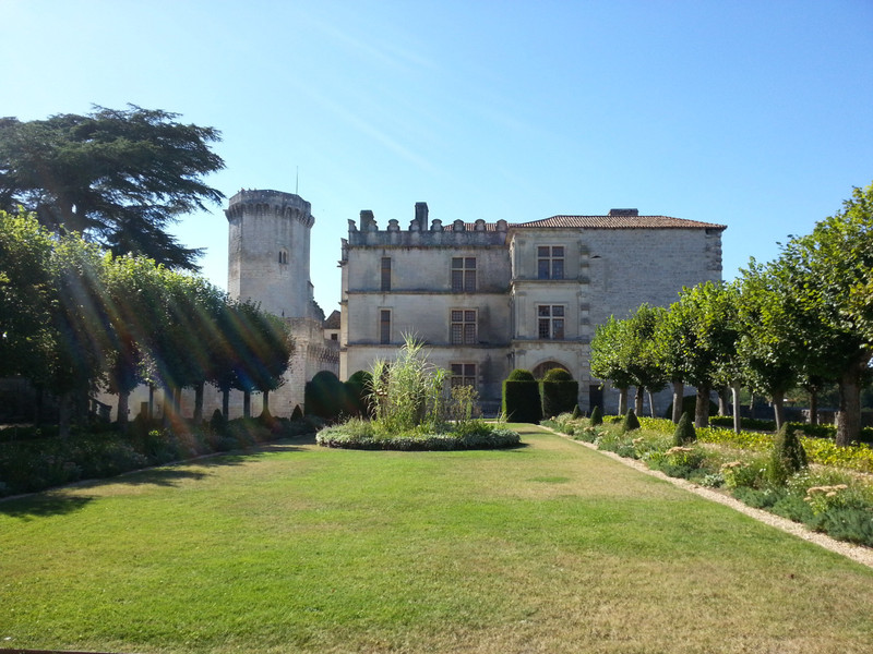 View of the chateau's 