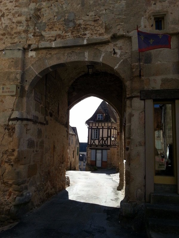 Entrance to Saint Benoit