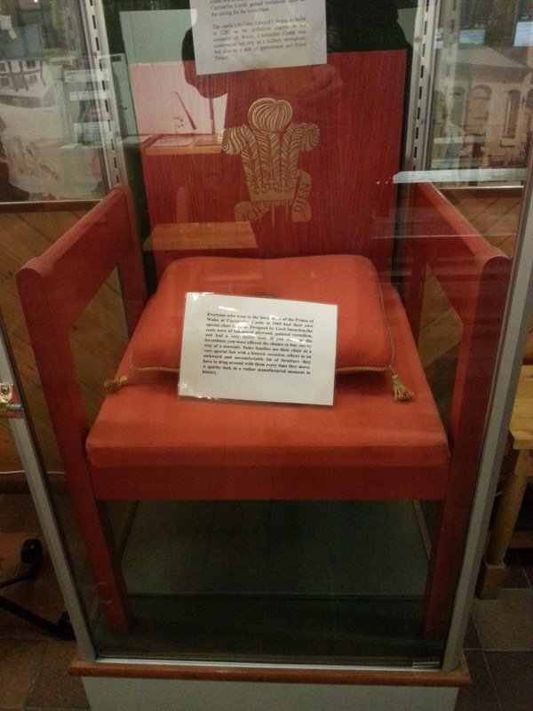 Eisteddfod chair in the museum