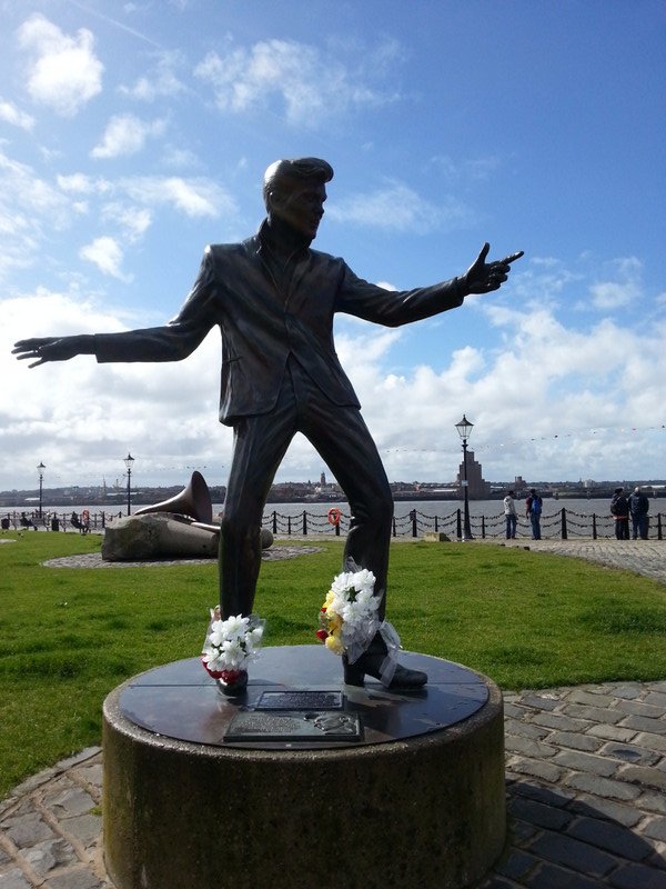 Billy Fury and some flowers!