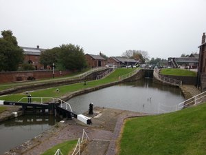 View from the locks