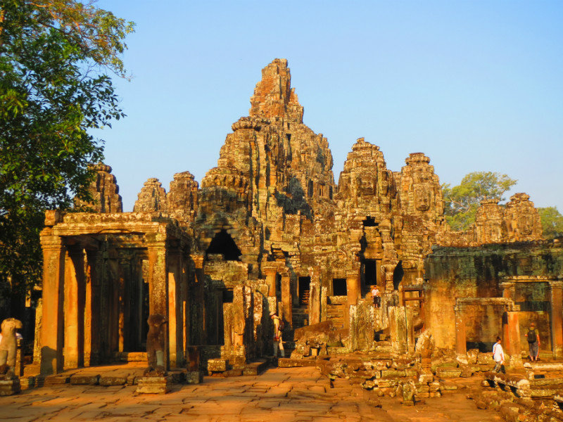 Der Bayon im Angkor Thom Komplex