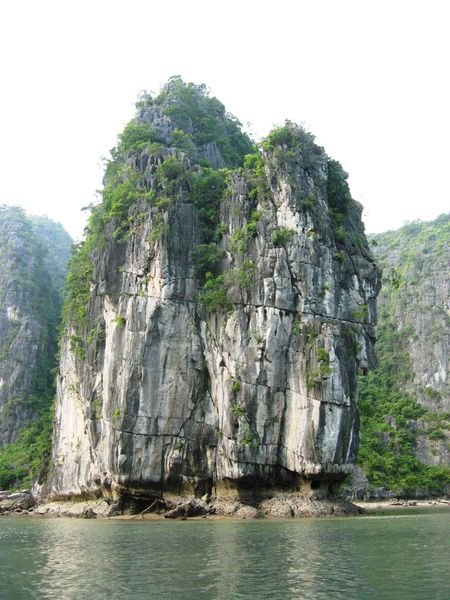 A very typical Halong Bay photo