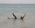 Dead sea acrobatics