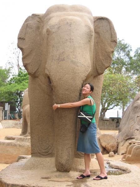 She really likes elephants