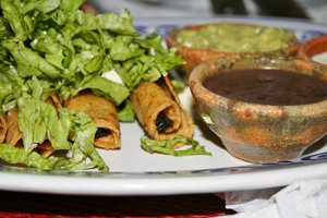 Chimichangas with picante