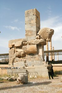 Persepolis horse statue