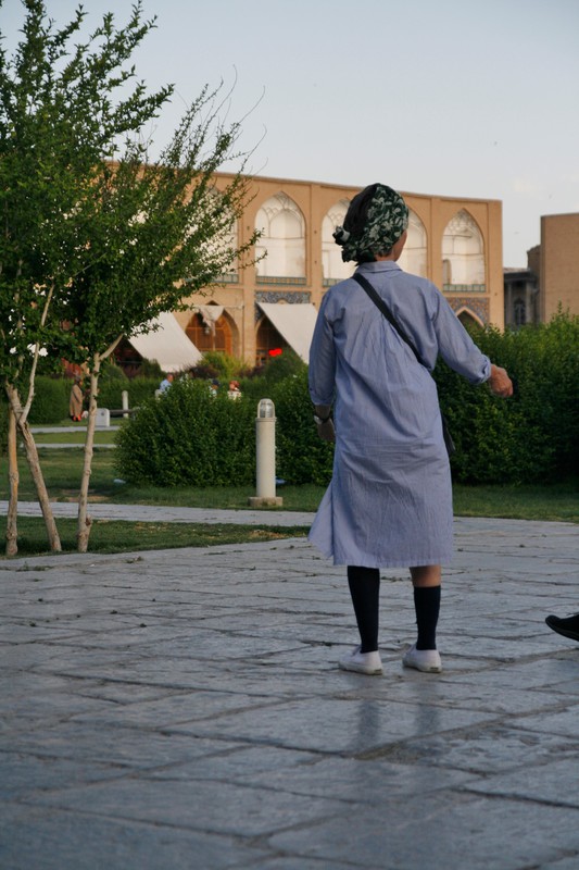 One tourist's idea of how to wear Hijab