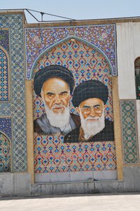 Khomeni and his successor Khamenei