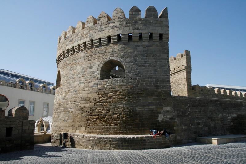 Old Baku citadel - recreated in full fakeness
