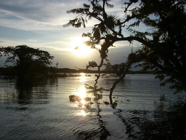 Sunset an der Laguna Grande
