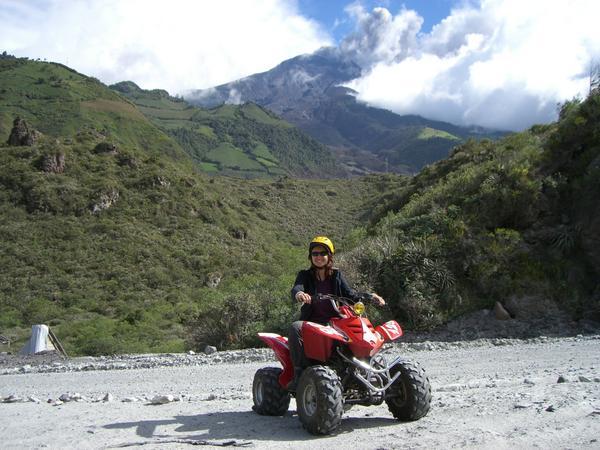 Mit dem Quad unterwegs unterhalb des Tungurahuas