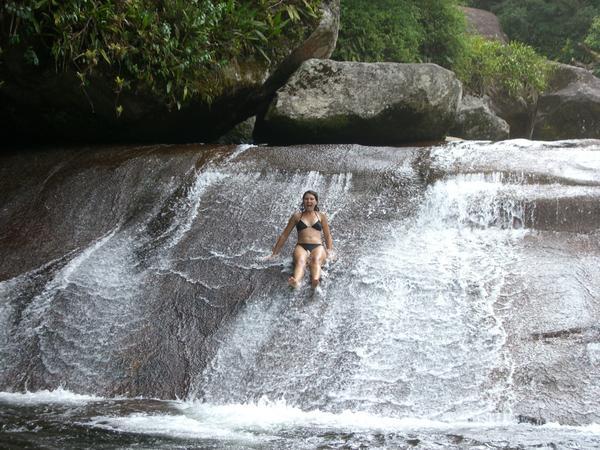 Fun am Wasserfall