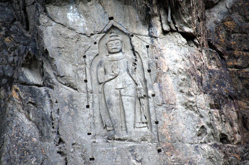 Gilgit - Buddha Carving at Kargah Nulla - Dec 2011