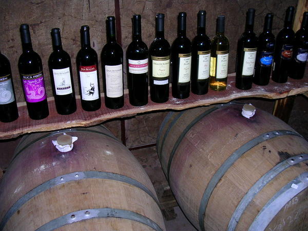 inside winery