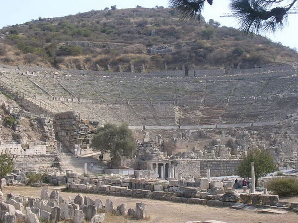 The Great Theater--capacity of 25,000