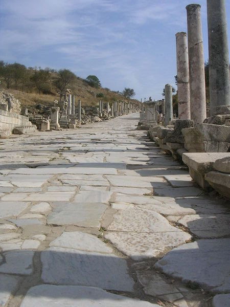 Curetes street - the once royal path