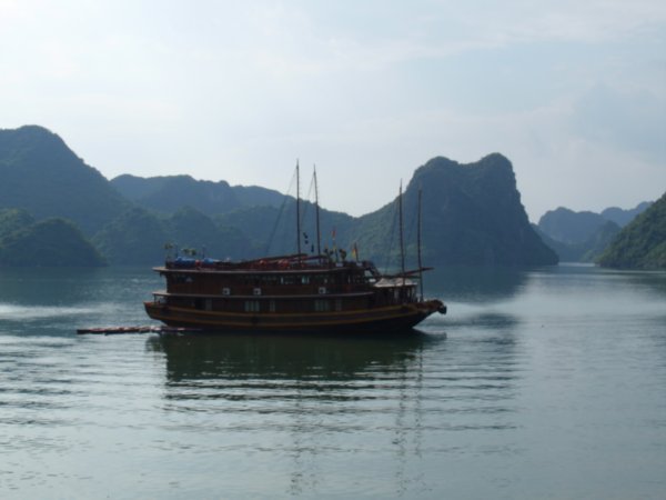 our sister Junker Boat in Halong Bay