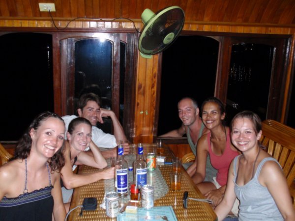 an evening on the junker...travel tales over rice vodka