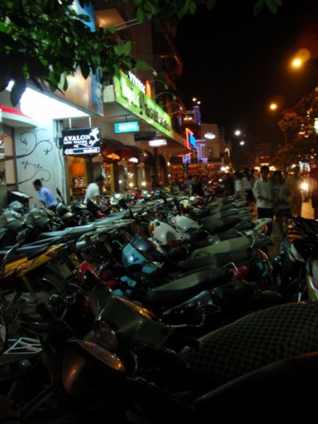 valet moped line up