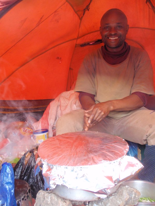 Our Chef...best in Tanzania!