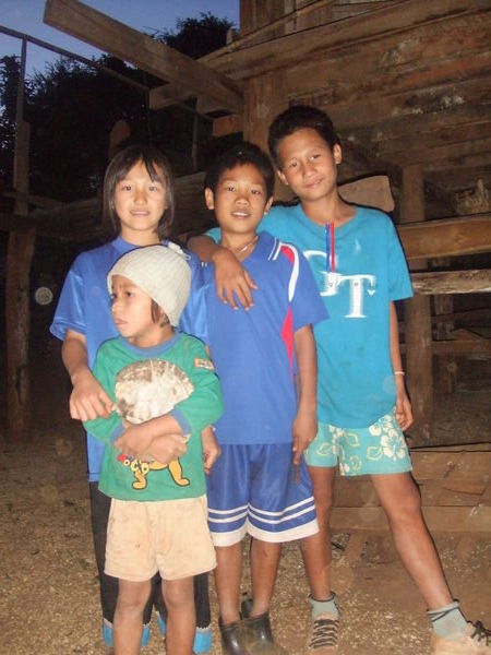 cute kids from the hill tribes