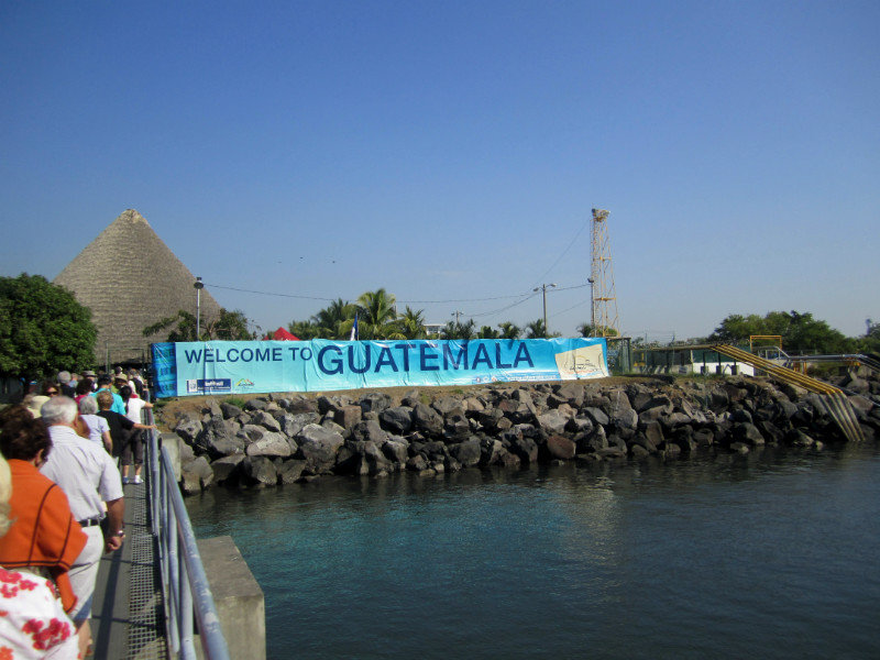 Arrival at Puerto Quetzal, Guatemala