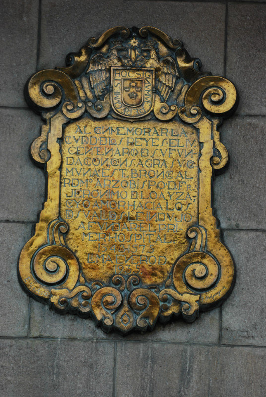 Lima Cathedral Plaque