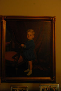 Oil of child from late 1800's