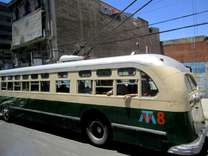 1940's electric bus