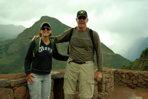 Steve and Carol -- Summit -- Pisac Inca Ruins
