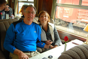 Steve and Carol ready for Lake Titicaca adventure
