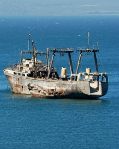 Derelict Whaler and Harpoon Vessel