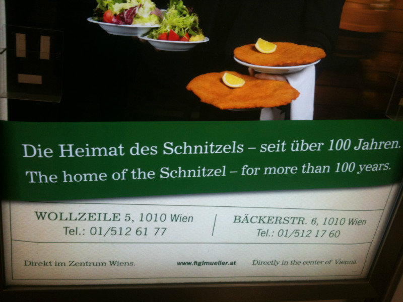 Welcome to the home of the Schnitzel.