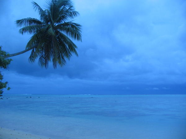 Our stormy lagoon on Moorea