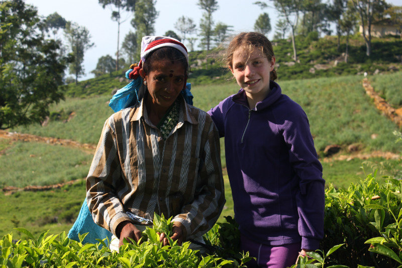 Sophie with Tea Picker